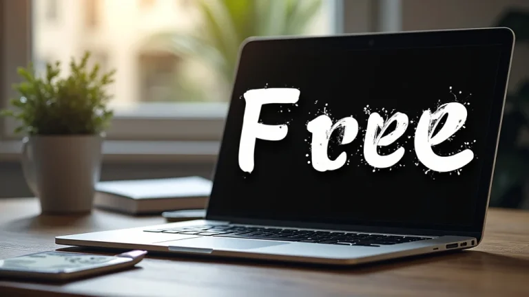 The image shows a person successfully working online from a comfortable location, suggesting earning money instantly.